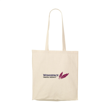 Logo trade reklaamkingitused foto: Natural Square Bag (165 g/m²) puuvillane kott