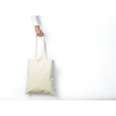 Logo trade meened foto: Orgaanilisest puuvillast GOTS Shopper kott (140 g/m²).