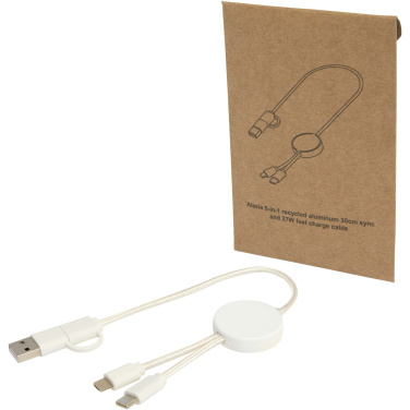 Logotrade firmakingitused pilt: Citala 5-in-1 taaskasutatud plastist 30 cm andmesünkroonimine ja 27 W kiirlaadimiskaabel