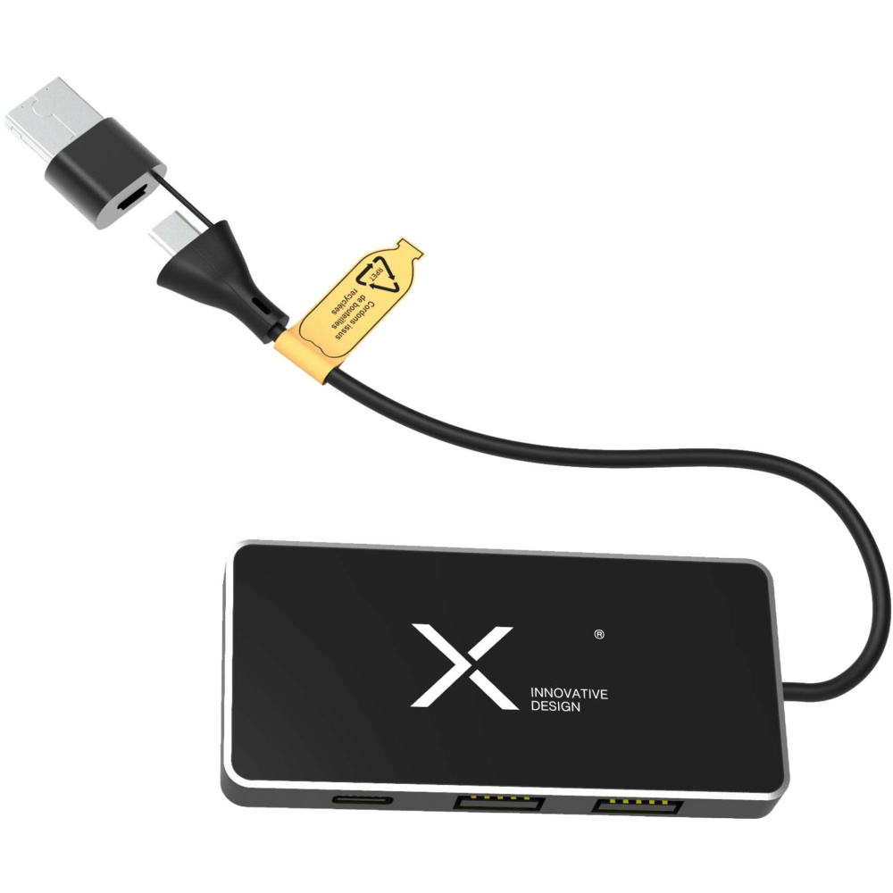Logo trade ärikingi pilt: SCX.design H20 8-ühes USB-jaotur kahe sisendi ja 6-pordiga