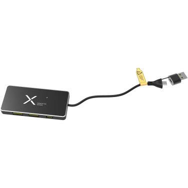 Logotrade ärikingitused pilt: SCX.design H20 8-ühes USB-jaotur kahe sisendi ja 6-pordiga