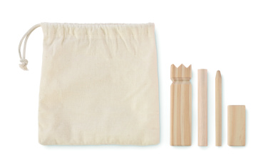 Logo trade meened foto: KING PETIT männipuidust õuemäng