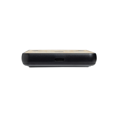 Logotrade firmakingituse foto: Zen RCS plastk 5000 mah 5W magnetiline bambusest akuank