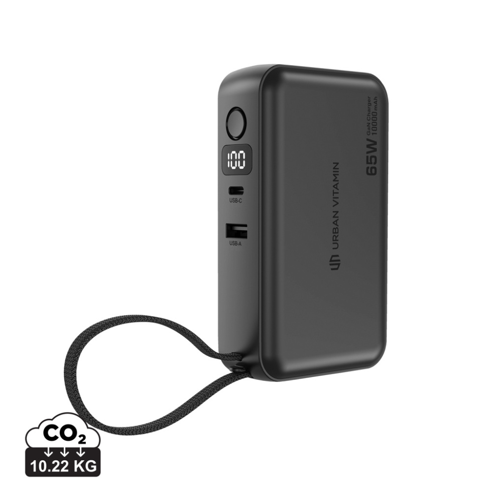Logo trade meened foto: Urban Vitamin Eureka hübriid GANcharger 10000mah akupank 65W