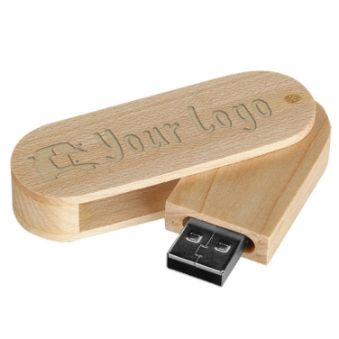 Logotrade reklaamkingid pilt: Puidust USB-mälupulk