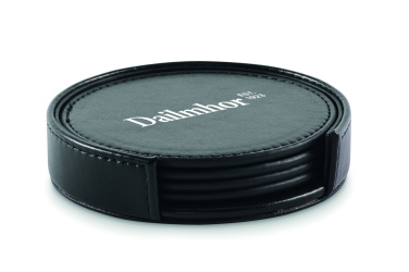 Logotrade firmakingitused pilt: POSA 4 PU nahast tassialuste komplekt