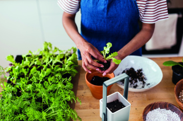 Logotrade ärikingi foto: LED-valgustusega istutuspott LUSHLET