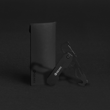 Logo trade ärikingi pilt: Kokkupandav Gear X EDC multitööriist karabiini ja pakilõikuriga