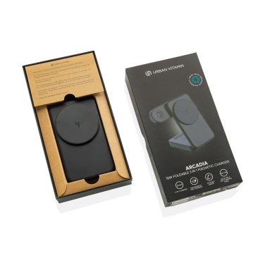 Logotrade reklaamkingid pilt: Urban Vitamin Arcadia RCS plastikust 15W 3in1 magnetiline laadija