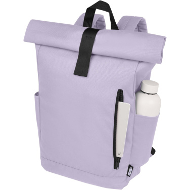 Logo trade meene pilt: Byron 15,6" GRS RPET rull-top seljakott 18L