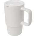 Carter 450 ml keraamiline kruus kaanega, Valge