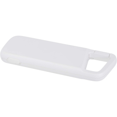 Logotrade firmakingituse foto: Alkes 5000 mAh 12W taaskasutatud plastist veekindel varupatarei karabiiniga