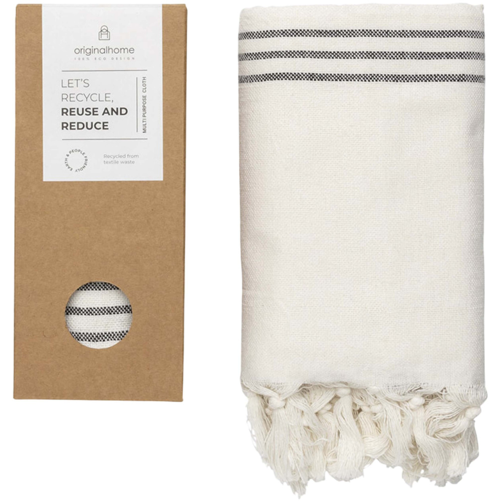 Logo trade ärikingitused foto: Originalhome ümbertöödeldud materjalist rätik- 85 x 175 cm