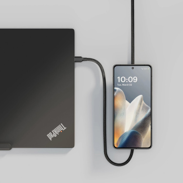 Logo trade firmakingitused foto: Zens laadimiskaabel USB C - C Pro 2