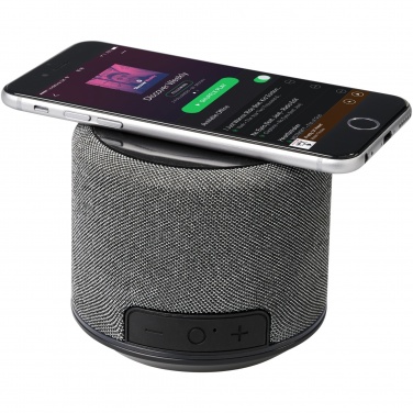 Logotrade mainostuote tuotekuva: Fiber Bluetooth® -kaiutin 3W ja langaton latausalusta