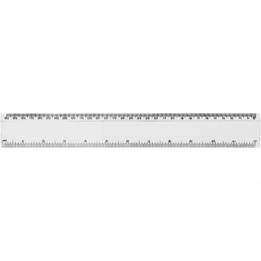 Logotrade mainostuotet kuva: Renzo-viivain, 30 cm, muovinen