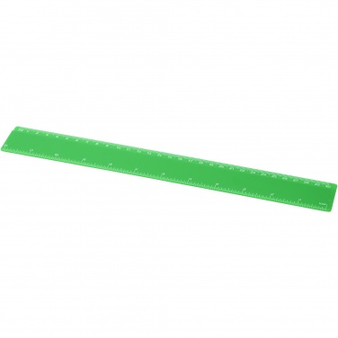 Logotrade mainoslahja ja liikelahja kuva: Renzo-viivain, 30 cm, muovinen