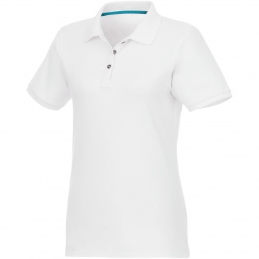 Logo trade mainostuote kuva: Beryl short sleeve women's organic recycled polo