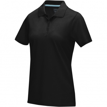 Logo trade liikelahjat mainoslahjat kuva: Graphite short sleeve women’s organic polo