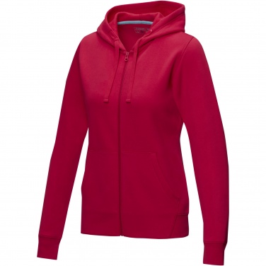 Logotrade mainoslahjat kuva: Ruby women’s organic recycled full zip hoodie