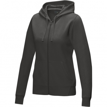 Logo trade mainoslahja ja liikelahja tuotekuva: Ruby women’s organic recycled full zip hoodie