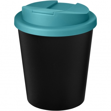 Logo trade liikelahja kuva: Americano® Espresso Eco 250 ml kahvimuki kierrätetystä materiaalista. Läikkymätön kansi.
