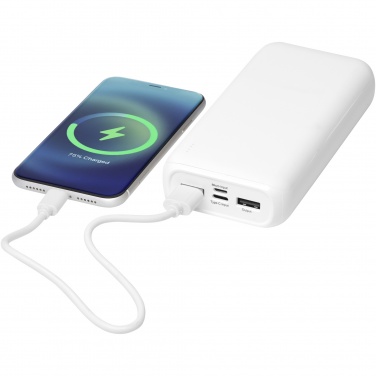 Logotrade mainostuote tuotekuva: Electro 20 000 mAh:n varavirtalähde kierrätetystä muovista 