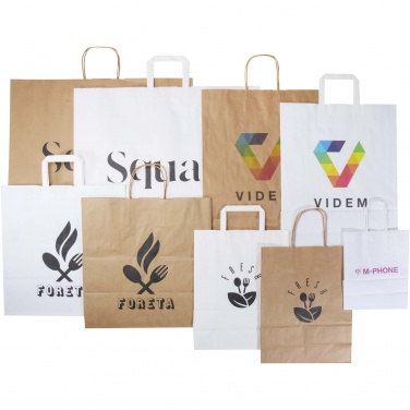 Logo trade mainoslahjat tuotekuva: Voimapaperikassien näytepakkaus