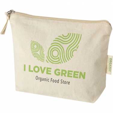 Logotrade mainoslahjat ja liikelahjat tuotekuva: Orissa 180 g/m² organic toiletry bag 1L