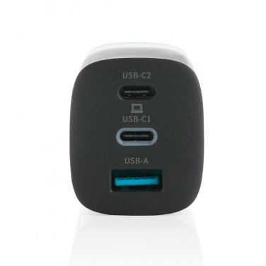 Logo trade liikelahjat tuotekuva: Philips 65 W erittäin nopea PD 3-porttinen USB-laturi