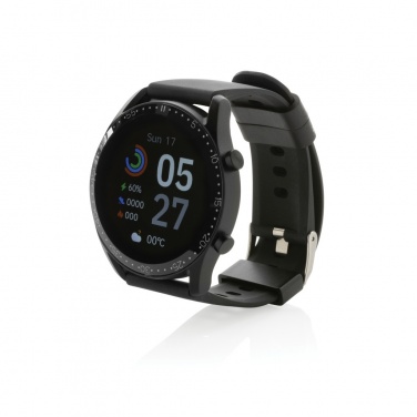 Logo trade mainostuote kuva: RCS Fit Watch kierrätetystä TPU:stä pyöreä