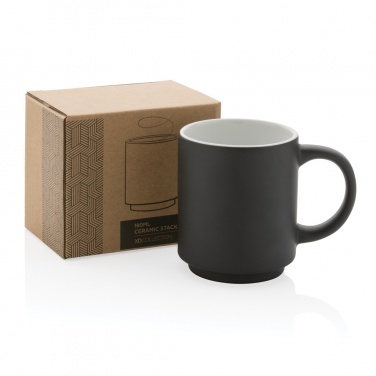 Logotrade mainoslahja ja liikelahja kuva: Keraaminen pinottava muki 180ml