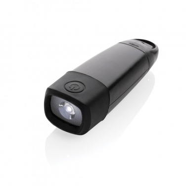 Logo trade mainoslahja ja liikelahja tuotekuva: Lightwave USB-uudelleenladattava taskulamppu kammella