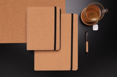 Logo trade liikelahja mainoslahja tuotekuva: Deluxe korkki portfolio A5 kynällä