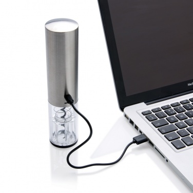 Logotrade mainoslahjat ja liikelahjat tuotekuva: Elektroninen pullonavaaja - USB ladattava