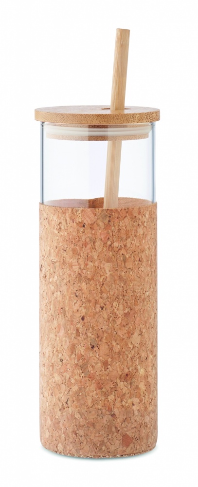 Logo trade mainostuotet tuotekuva: Lasinen juomapullo 450 ml