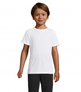 Logotrade liikelahjat mainoslahjat tuotekuva: SPORTY Lasten T paita 140g