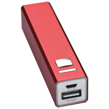 Logotrade mainostuote tuotekuva: Metallinen virtapankki PORT HOPE 2200mAh