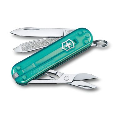 Logotrade liikelahja tuotekuva: Taskuveitsi Classic SD läpinäkyvä Victorinox