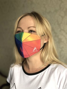 Logo trade mainostuote kuva: VENUS PRO puuvillamaski HEPA-suodatintaskulla 1378165