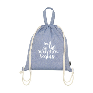 Logotrade liikelahjat kuva: GRS Recycled Cotton PromoBag Plus (180 g/m²) reppu