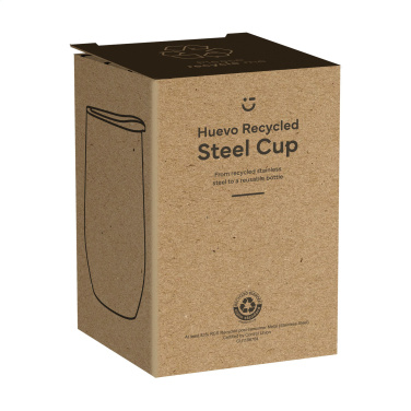 Logo trade mainoslahjat tuotekuva: Huevo RCS Recycled Steel Cup 350 ml lämpökuppi