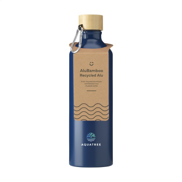 Logo trade mainostuote kuva: AluBamboo GRS Kierrätetty Alu 750 ml vesipullo