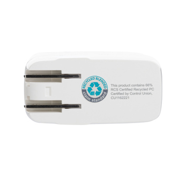 Logo trade mainostuote kuva: TravelCharge Pro RCS -matkalaturi USB C:llä
