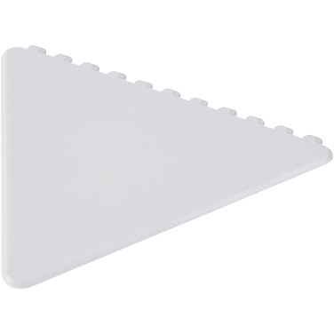 Logotrade liikelahjat mainoslahjat tuotekuva: Frosty triangular recycled plastic ice scraper