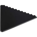 Frosty triangular recycled plastic ice scraper, Tasainen musta