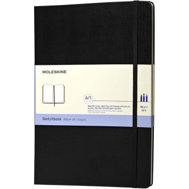 Logo trade mainoslahja ja liikelahja tuotekuva: Moleskine A4-kokoinen luonnoslehtiö