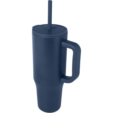 Logotrade mainostuote tuotekuva: Brady 900 ml:n RCS-sertifioitu eristetty juomamuki silikonipillillä