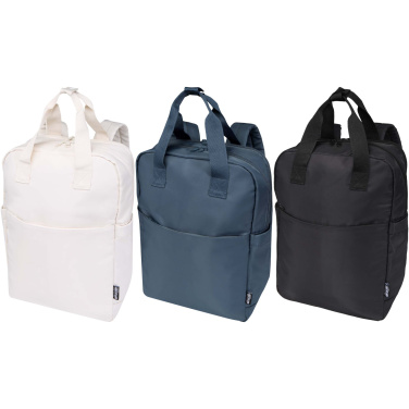 Logo trade mainoslahja kuva: Trip 14” Aware™ kierrätetystä materiaalista valmistettu 9 litran reppu kannettavalle