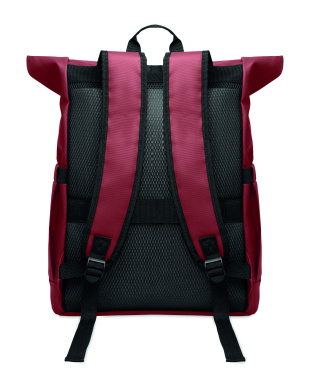 Logo trade mainoslahja ja liikelahja tuotekuva: Rolltop tietokonereppu 600D